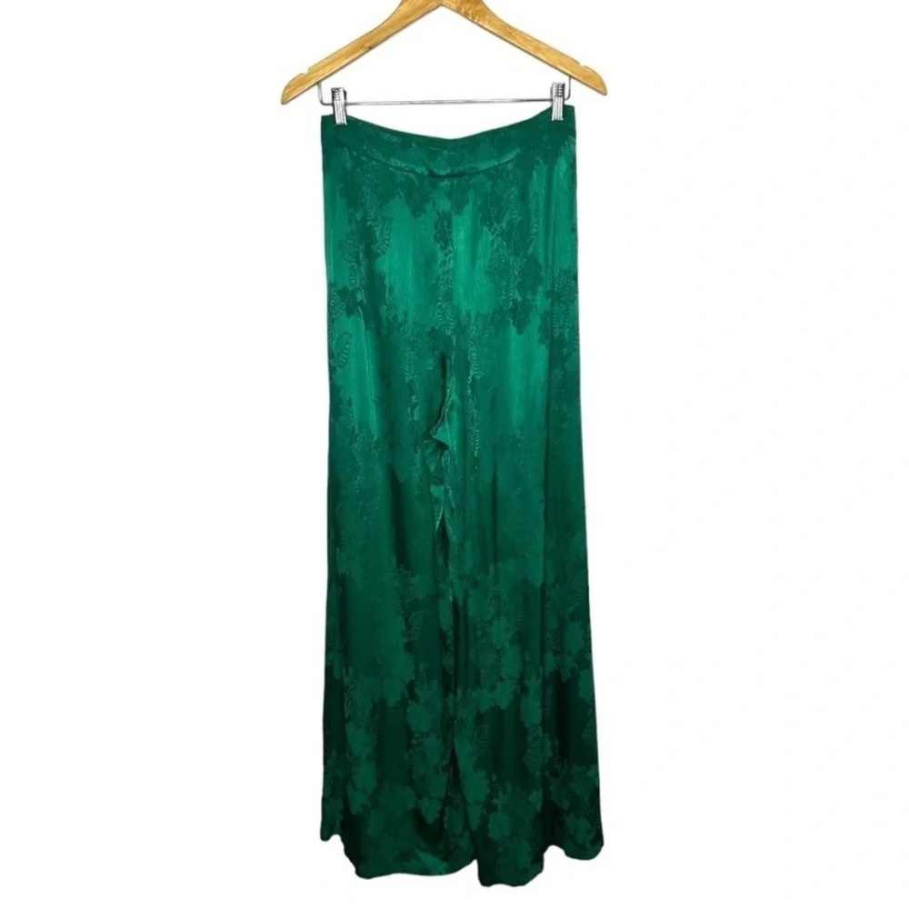 Tularossa Kelly Wrap Too and Sabra Wide Leg Trouser Pant Set Size M/L Green - Picture 11 of 15